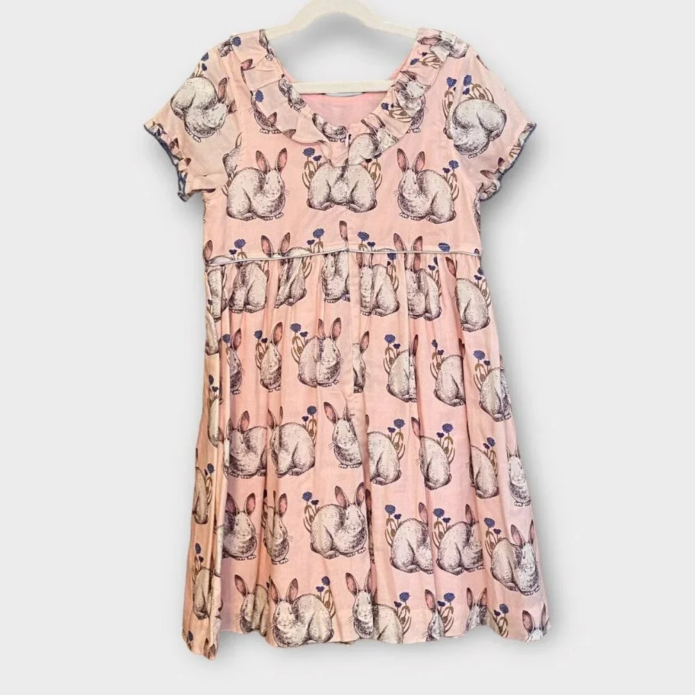 NEW Pink Chicken Bunny Dress - Picture 2 of 4